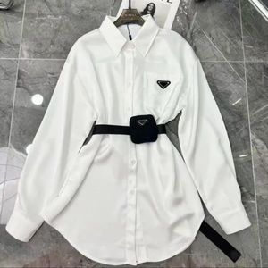 Button down shirt with belt included